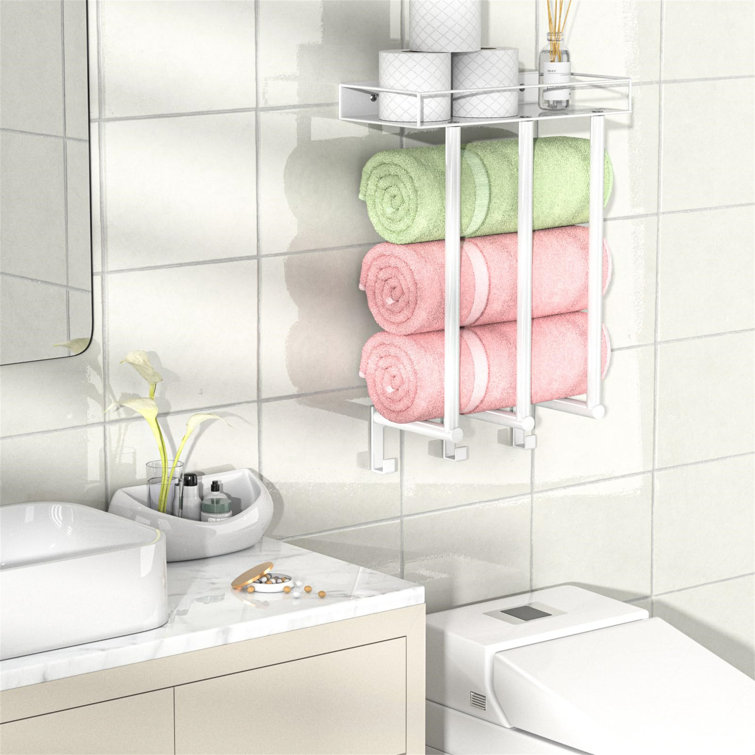 Belfry Bathroom Bathroom Towel Rack (White) | Wayfair.co.uk